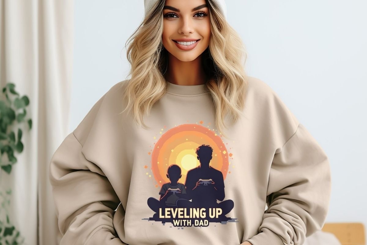 Leveling Up With Dad Sunshine Clipart