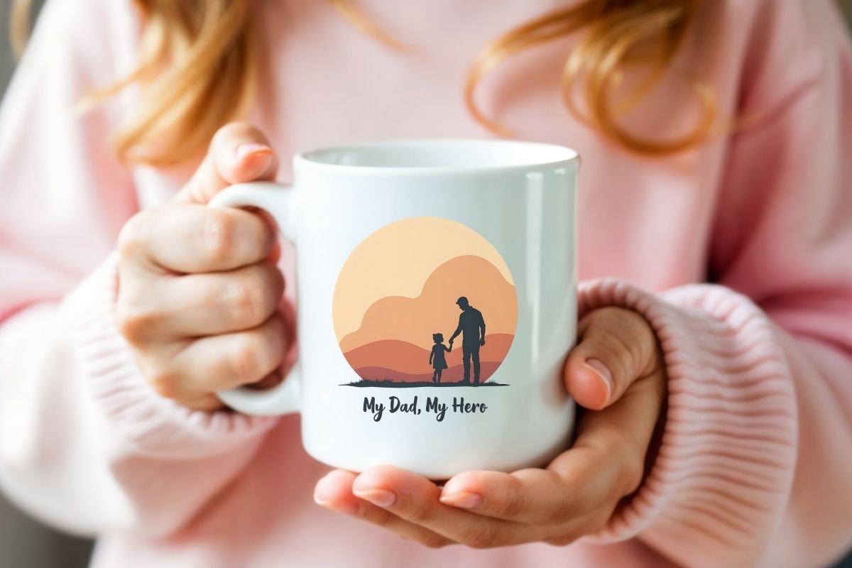 My Dad, My Hero Clipart Design