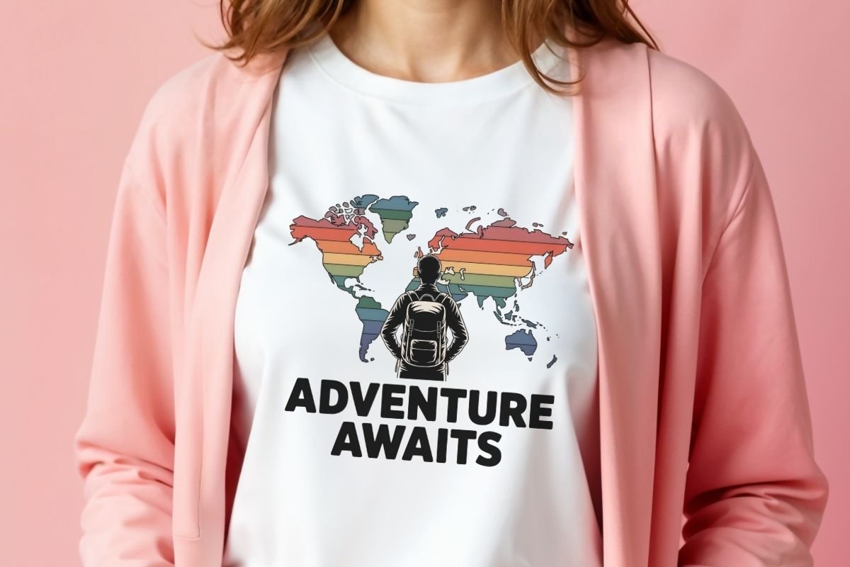 Adventure Awaits Clipart Design