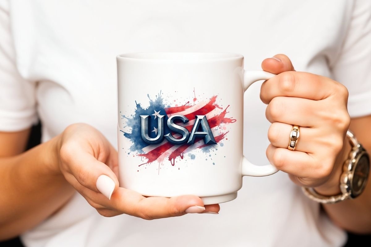 USA Chinese Letters Design