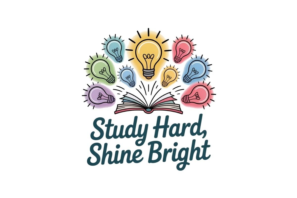 We Love School Study Hard Design