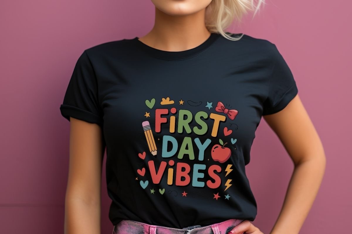 We Love School First Day Vibes Design