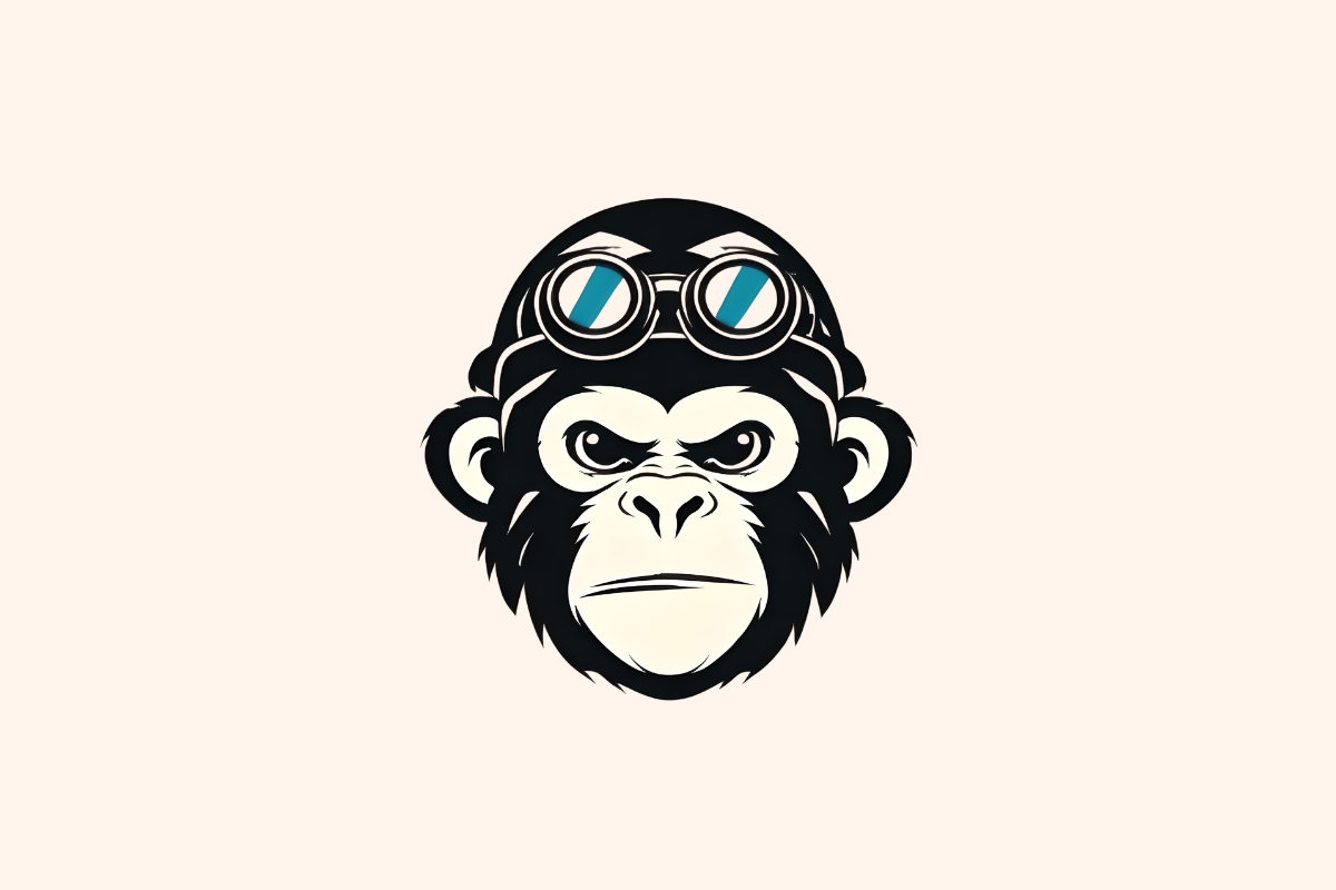 Monkey Pilot Aviator Design