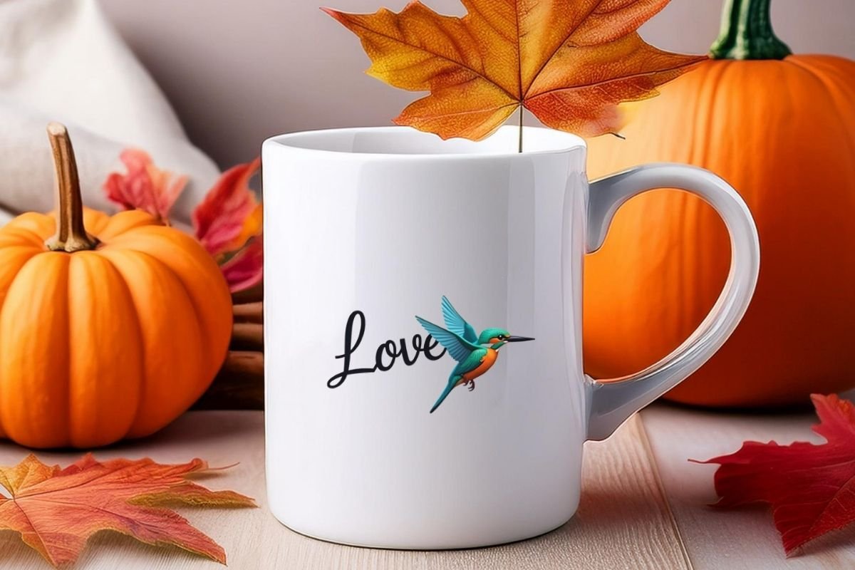 Beautiful Kingfisher Love Design