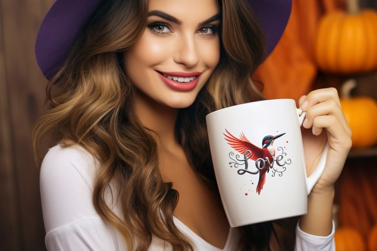 Beautiful Kingfisher Love Design