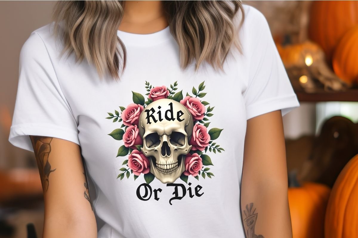 No Fear Skull Ride Or Die Design