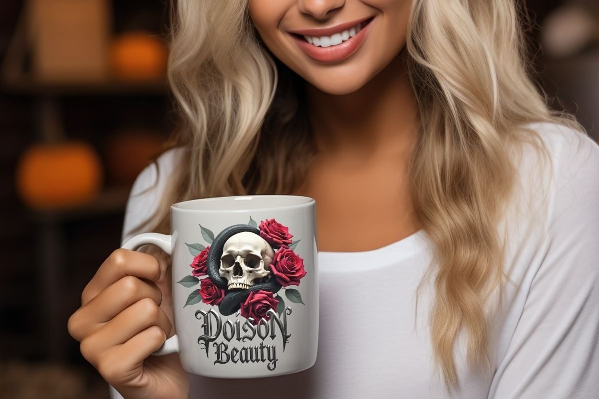No Fear Skull Poison Beauty Design