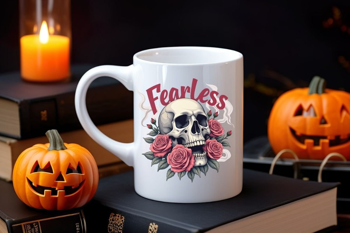 No Fear Skull Fearless Clipart