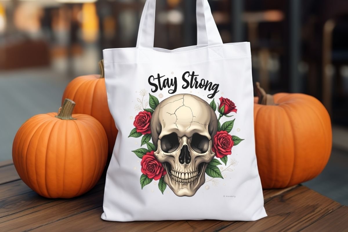 No Fear Skull Rose Clipart