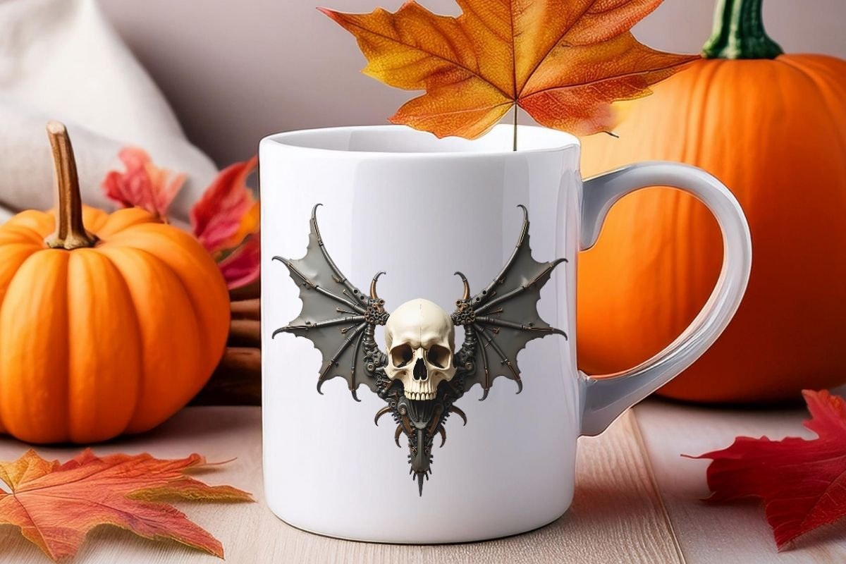 No Fear Skull Steampunk Design