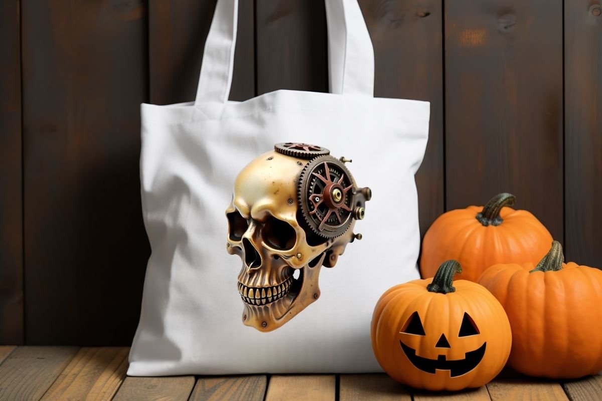 No Fear Skull Steampunk Design