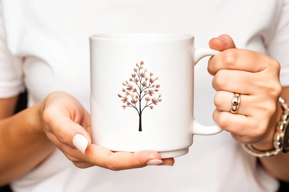 Love Is A Beautiful Coffee tree Clipart