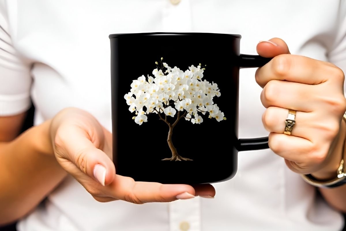 Love Is A Beautiful White Orchid Tree