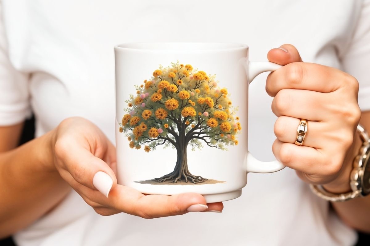 Love Is A Beautiful Tree Marigold Design