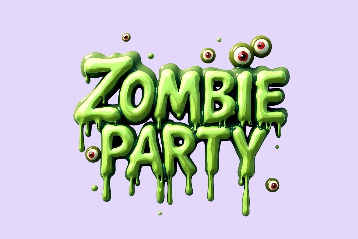 Ghostly Greetings Halloween Zombie Party