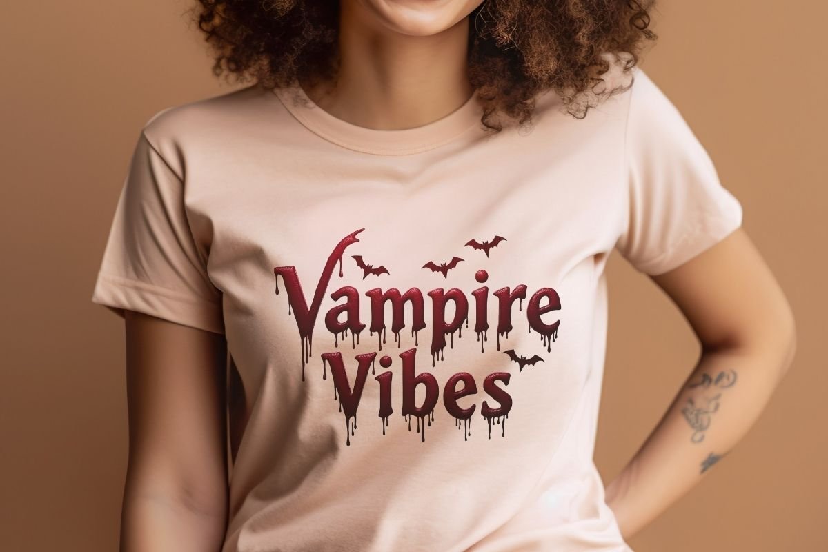 Ghostly Greetings Halloween Vampire Vibes