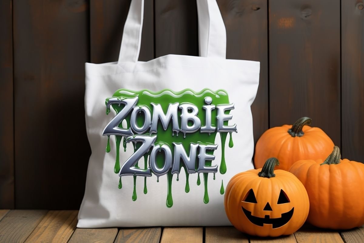 Ghostly Greetings Halloween Zombie Zone