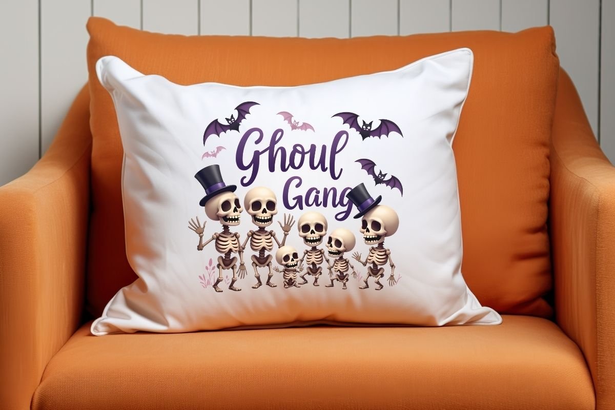 Ghostly Greetings Halloween Ghoul Gang