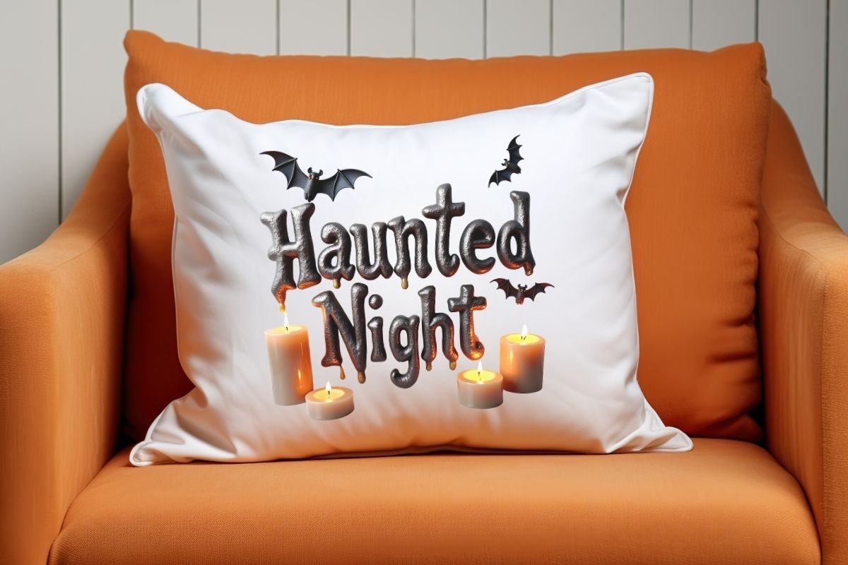 Ghostly Greetings Haunted Night Design