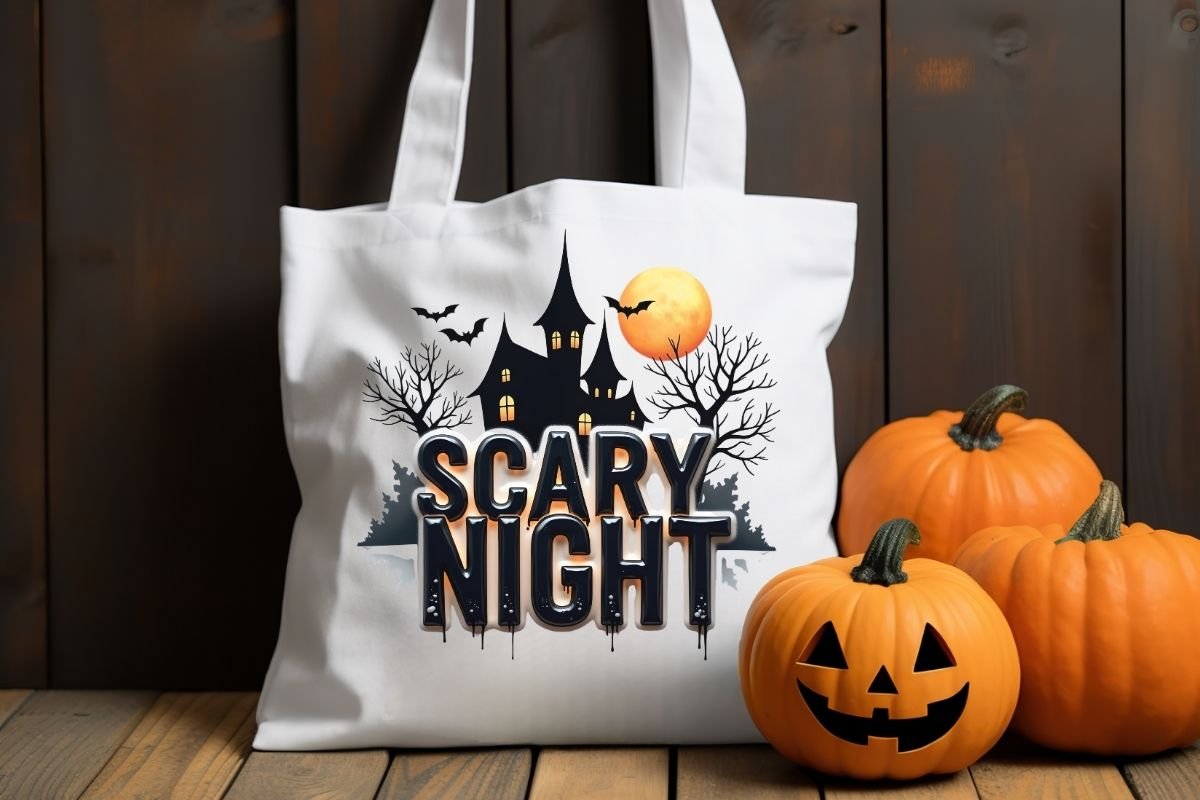 Ghostly Greetings Scary Night Design