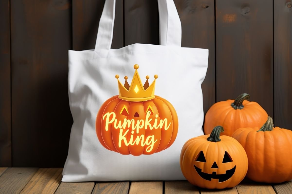 Ghostly Greetings Halloween Pumpkin King