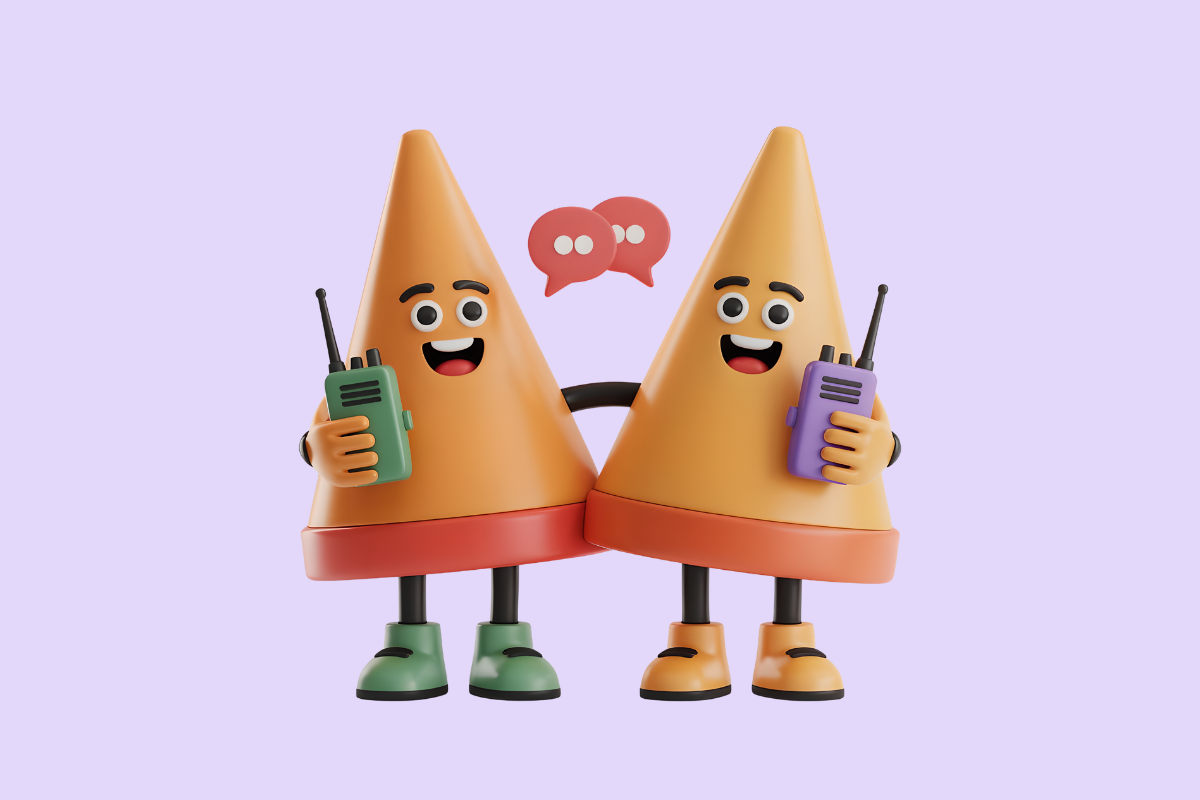 The Ultimate Cartoon Cone Talk Duo