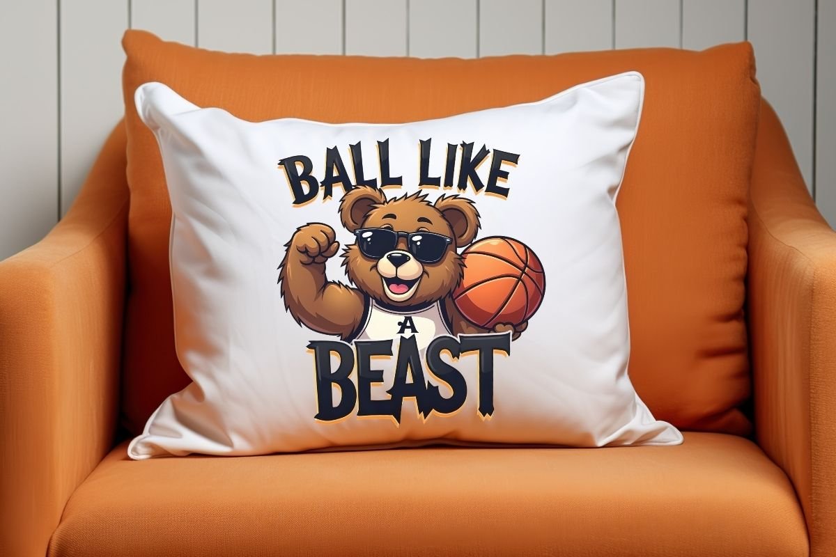 Slam Jam Basketball Bear Design
