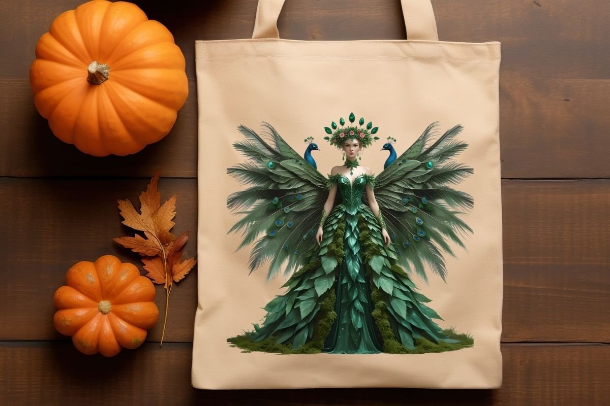 Beautiful Fairy Peacock Clipart