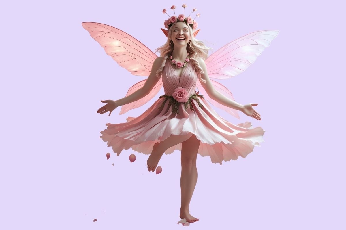 Beautiful Fairy Pink Clipart