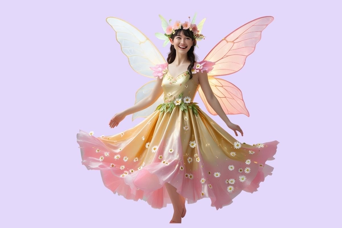 Beautiful Fairy Floral Clipart