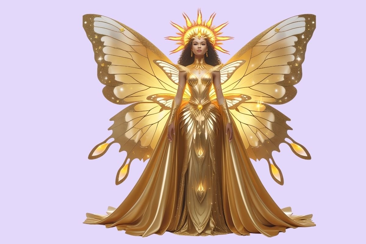 Beautiful Fairy Sun Clipart