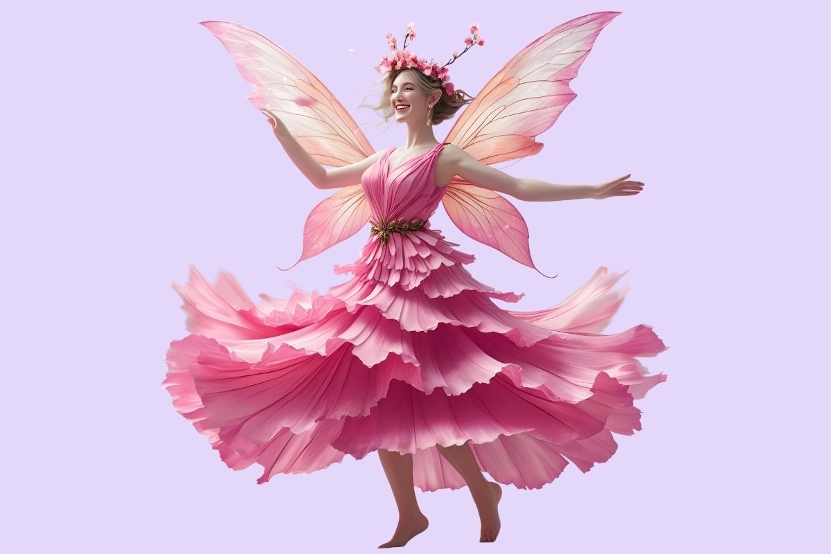 Beautiful Fairy Dancing Clipart