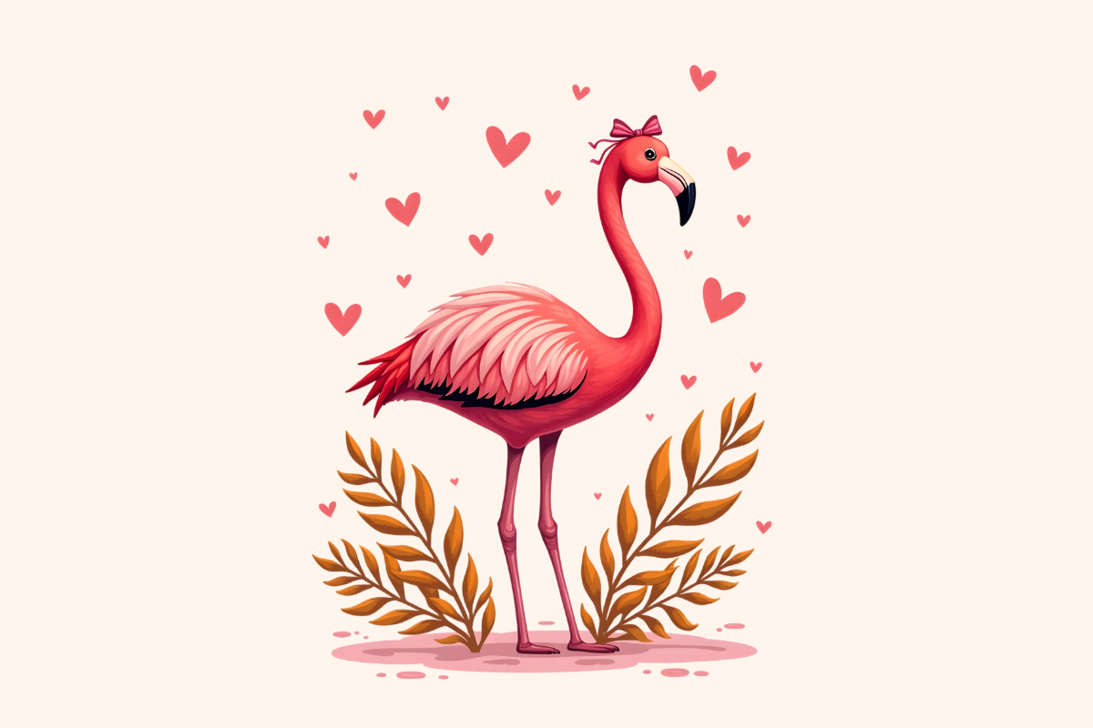 Pink Flamingo Sweet Design