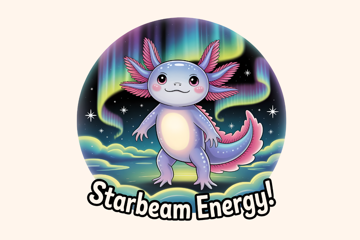 Starbeam Energy Aurora Axolotl