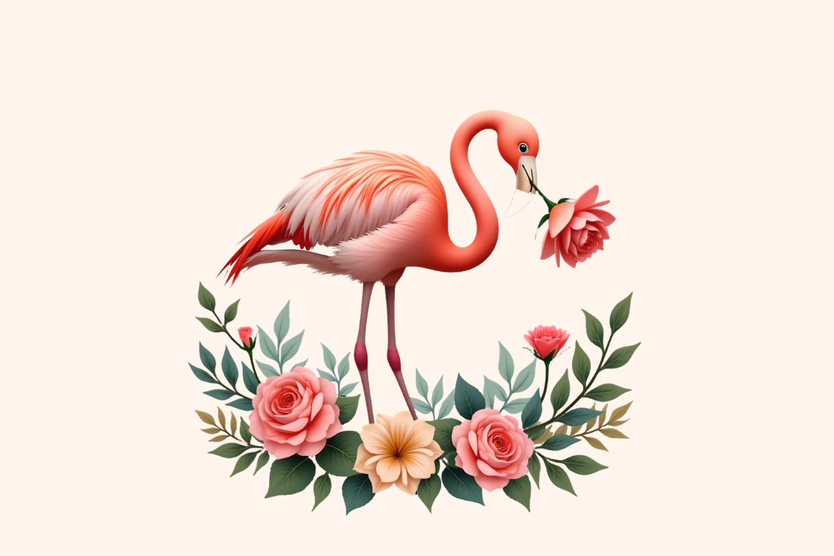Flamingo Sweet PNG Clipart