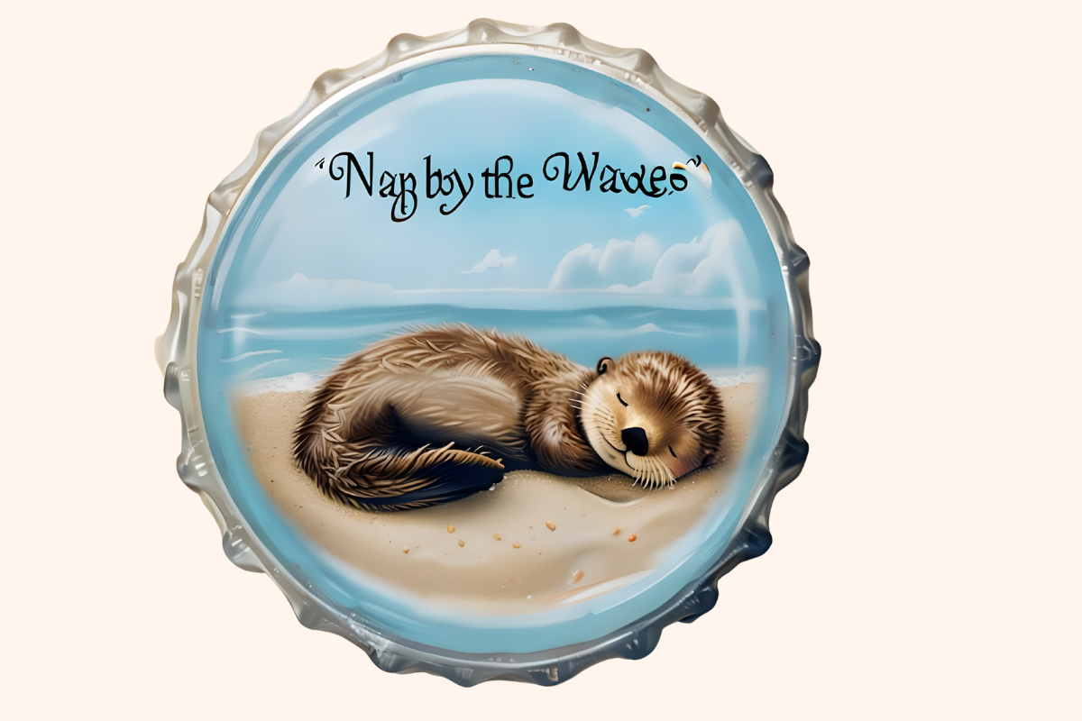 Nap By The Waves Cap Beach Clipart