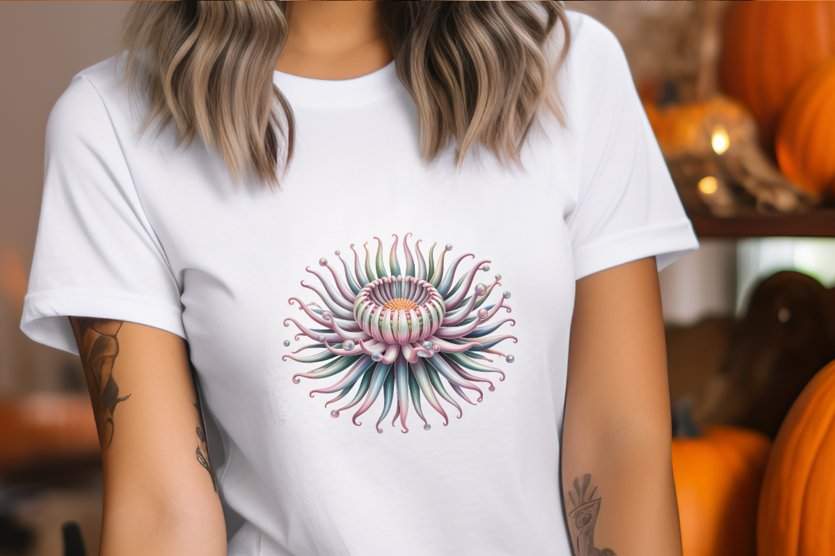 The Ocean Actinia Anemone Clipart