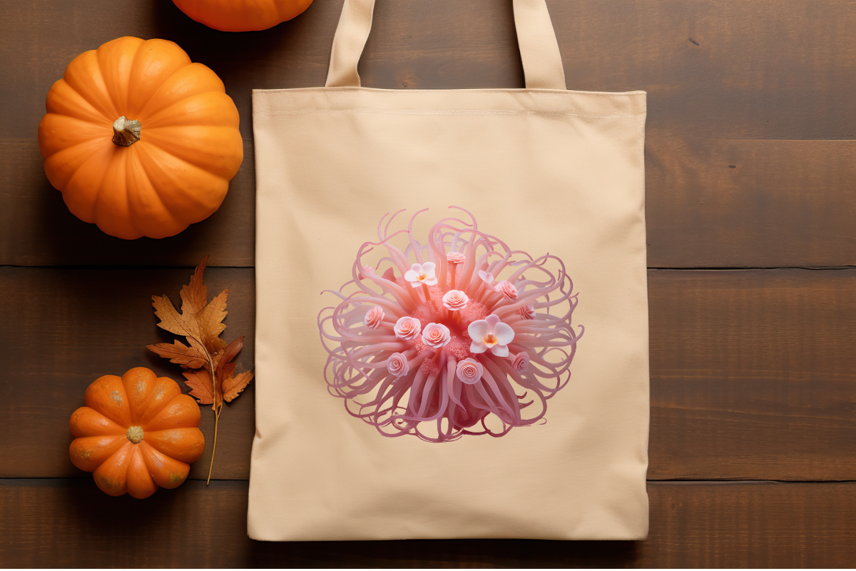 Actinia Ocean Floral Clipart