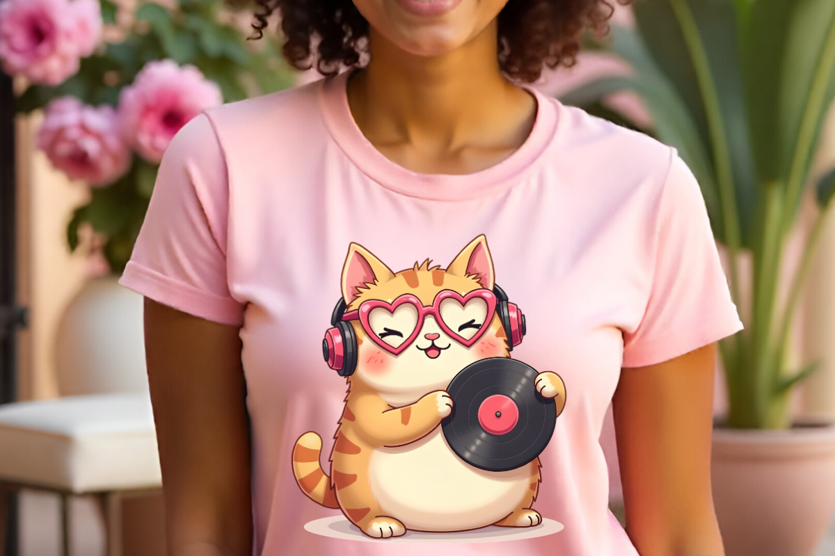 DJ Cat Music Love Cat Clipart