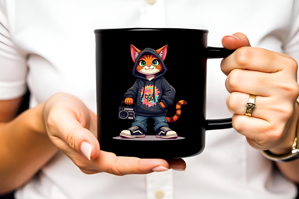 DJ Cat Music GGA Hoodie Design