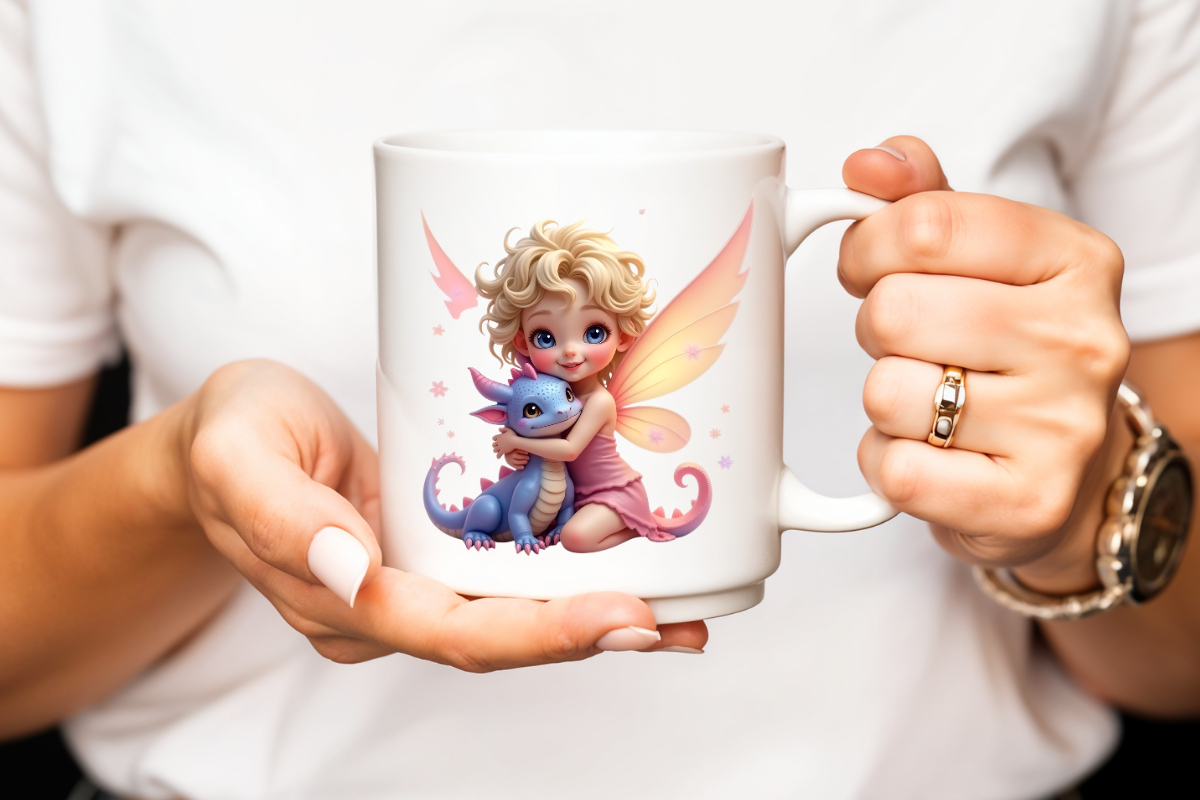 Fairy Dragon Firry Babe Clipart
