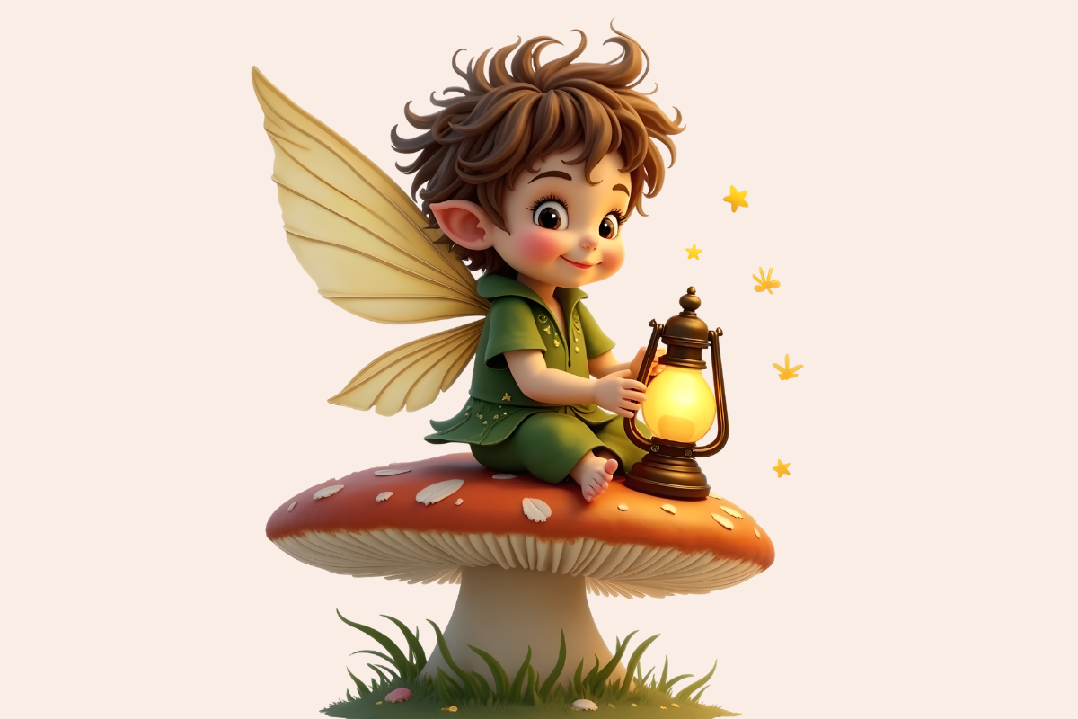 Fairy Lantern Firry Babe Clipart