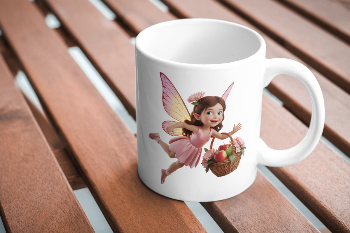 Apple Fairy Firry Babe Clipart