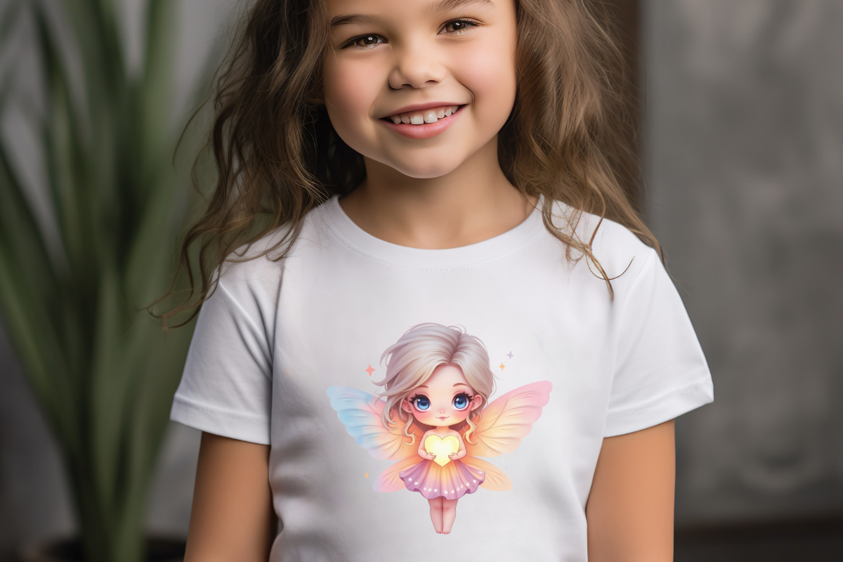 Heart Fairy Firry Babe Clipart