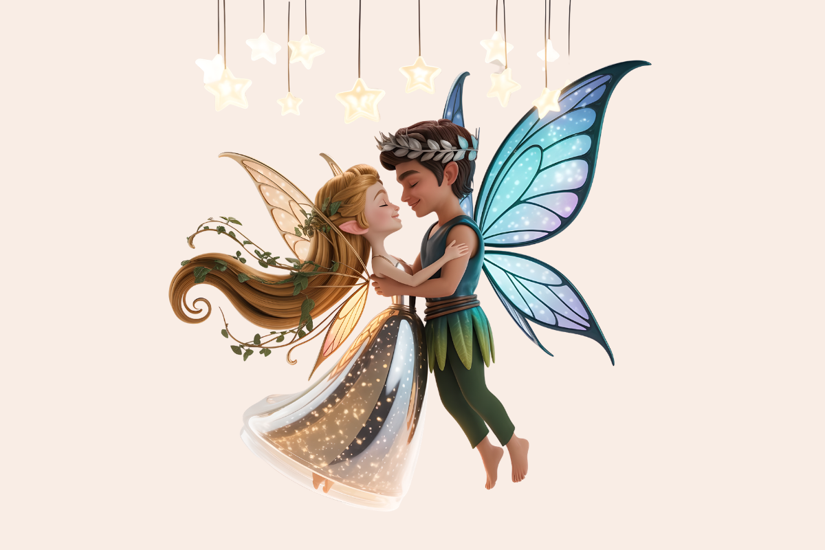 Fairy Love Firry Babe Clipart
