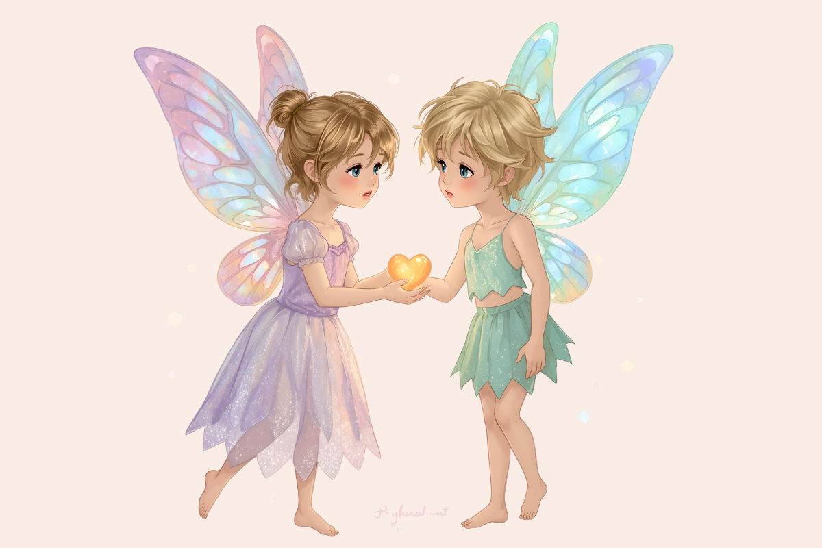 Fairy Heart Firry Babe Design