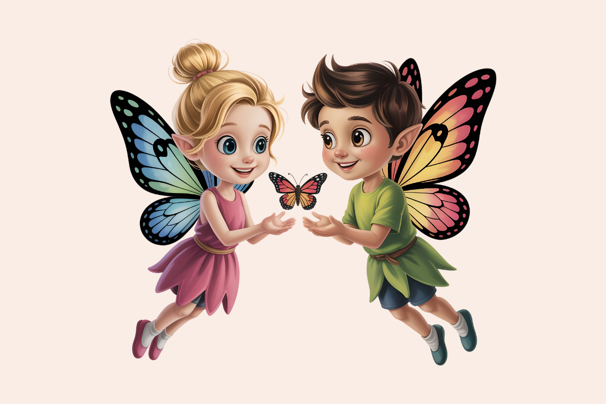 Fairy Butterfly Firry Babe Design