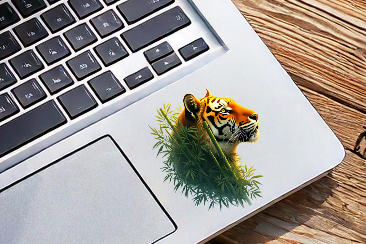 Tiger Head Bamboo Nature Design