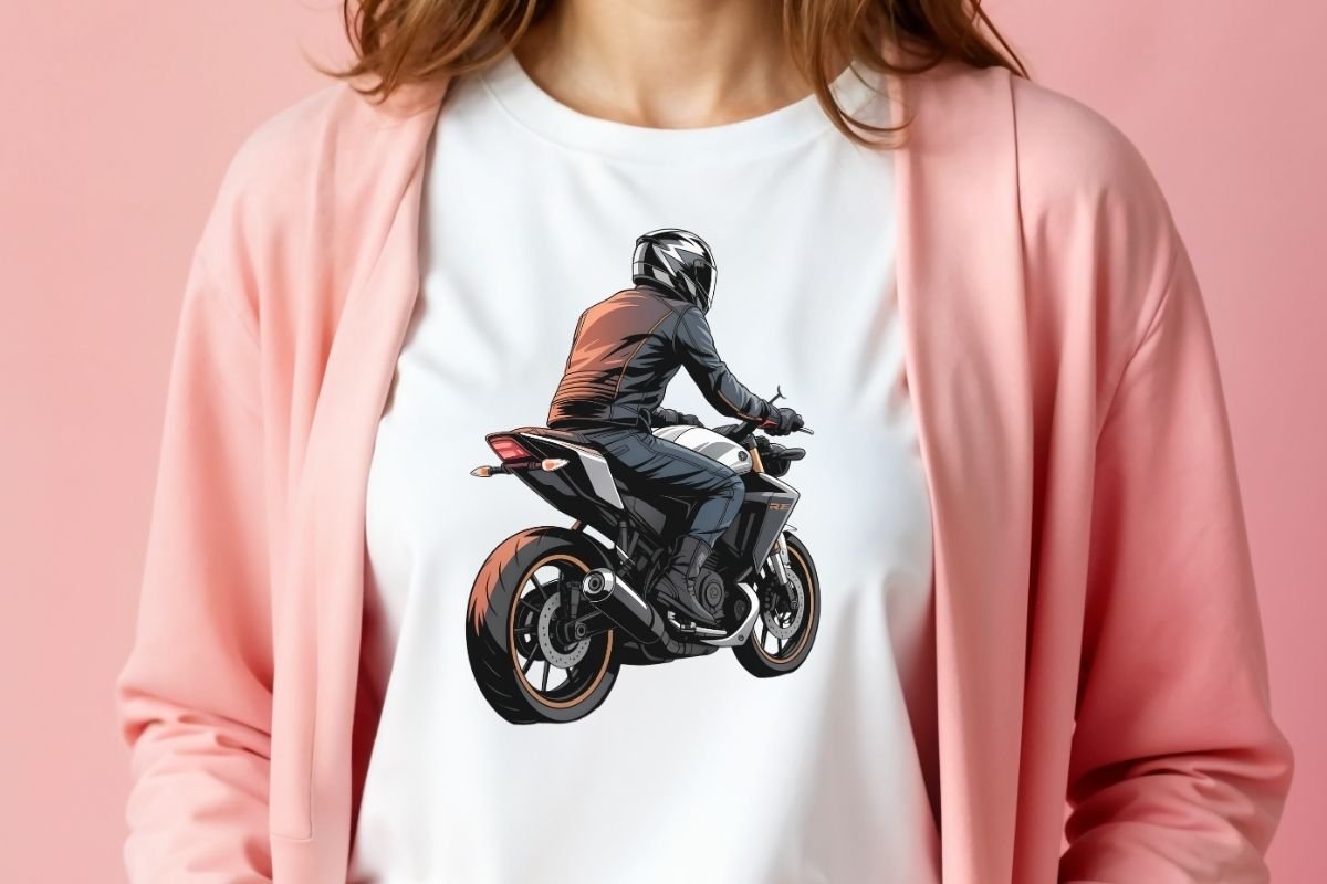 Road King Biker Rider Clipart